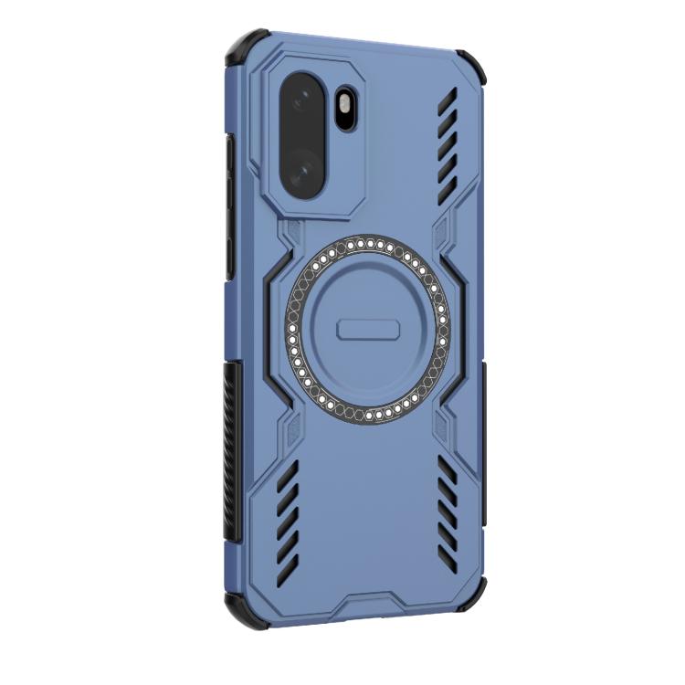 For OnePlus 15R 5G Global Butterfly Armor MagSafe Magnetic Ring Shockproof Phone Case