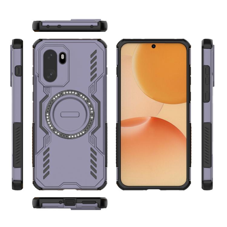For OnePlus 15R 5G Global Butterfly Armor MagSafe Magnetic Ring Shockproof Phone Case