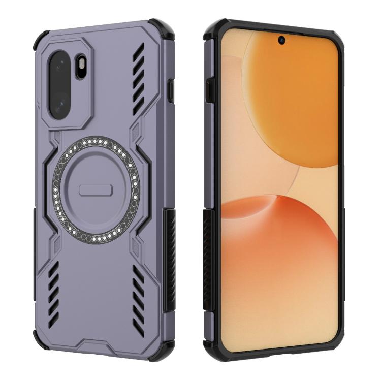 For OnePlus 15R 5G Global Butterfly Armor MagSafe Magnetic Ring Shockproof Phone Case