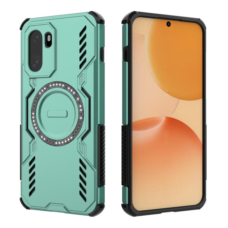 For OnePlus 15R 5G Global Butterfly Armor MagSafe Magnetic Ring Shockproof Phone Case