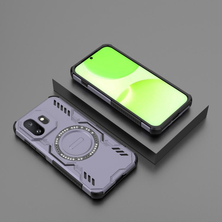 For OnePlus 15T 5G Butterfly Armor MagSafe Magnetic Ring Shockproof Phone Case