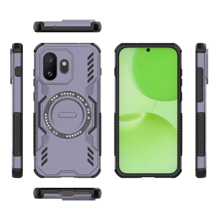 For OnePlus 15T 5G Butterfly Armor MagSafe Magnetic Ring Shockproof Phone Case