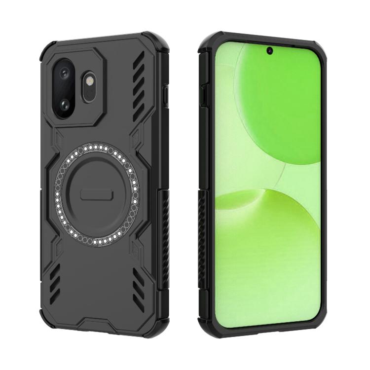 For OnePlus 15T 5G Butterfly Armor MagSafe Magnetic Ring Shockproof Phone Case