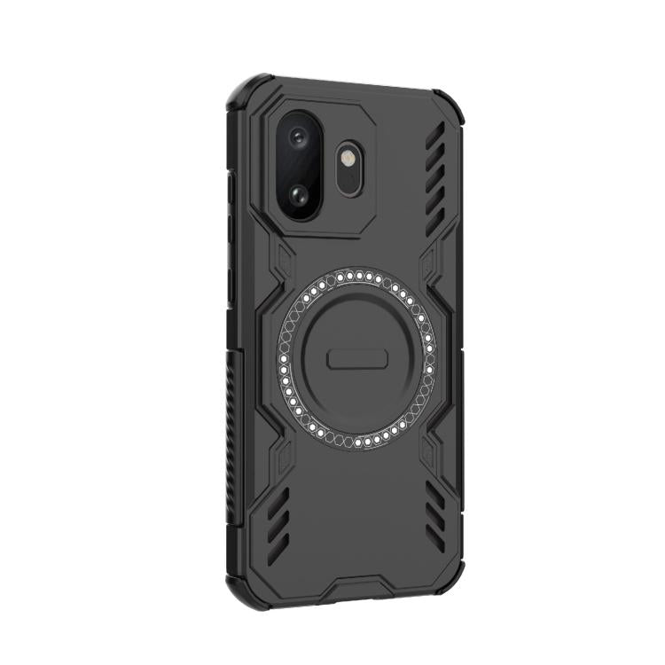 For OnePlus 15T 5G Butterfly Armor MagSafe Magnetic Ring Shockproof Phone Case