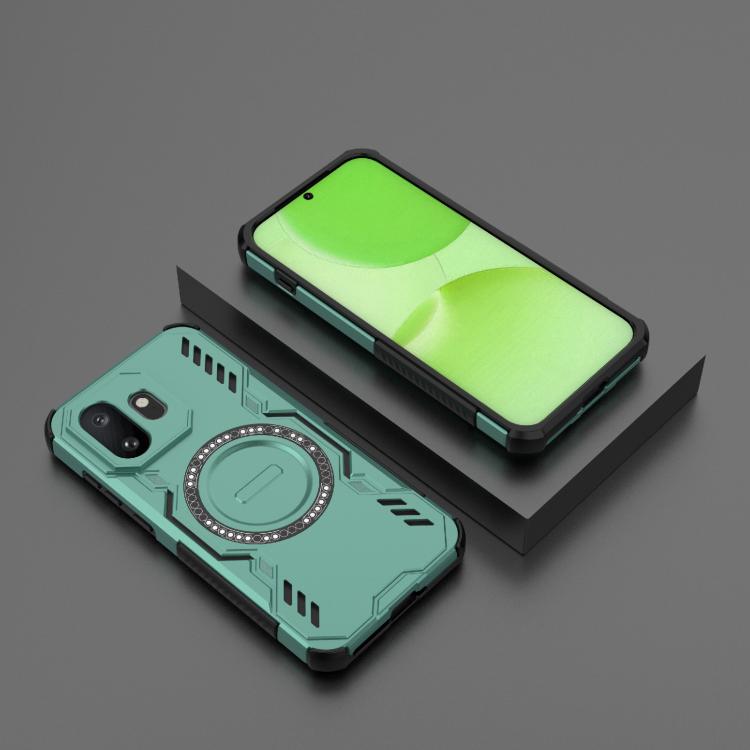 For OnePlus 15T 5G Butterfly Armor MagSafe Magnetic Ring Shockproof Phone Case