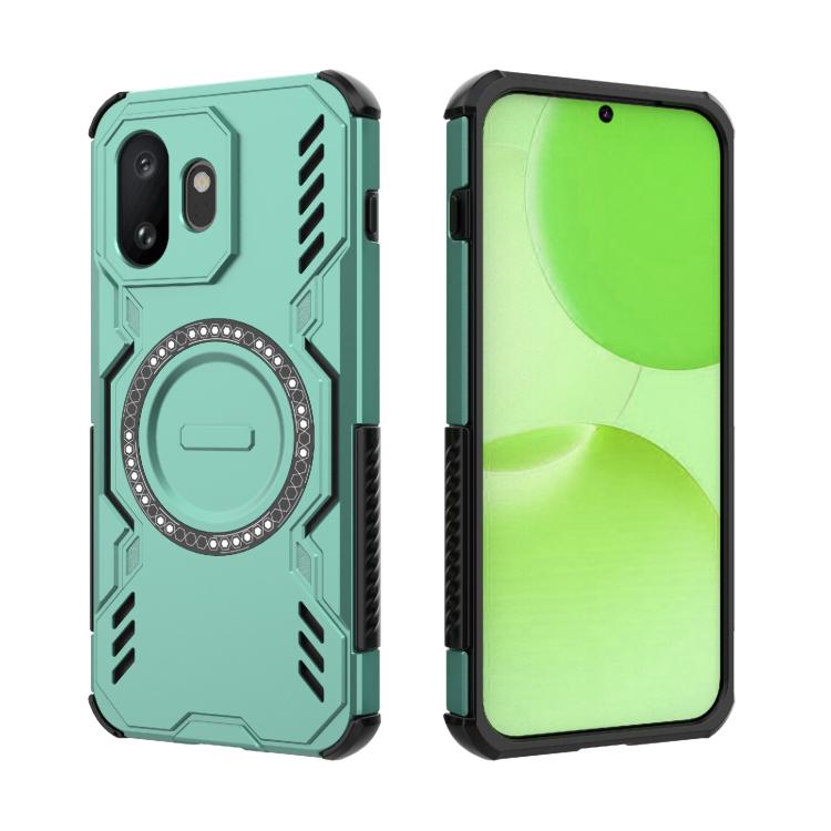 For OnePlus 15T 5G Butterfly Armor MagSafe Magnetic Ring Shockproof Phone Case