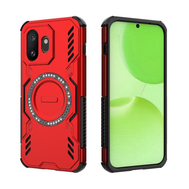 For OnePlus 15T 5G Butterfly Armor MagSafe Magnetic Ring Shockproof Phone Case