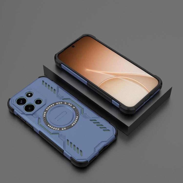 For OnePlus Turbo 6 5G Butterfly Armor MagSafe Magnetic Ring Shockproof Phone Case