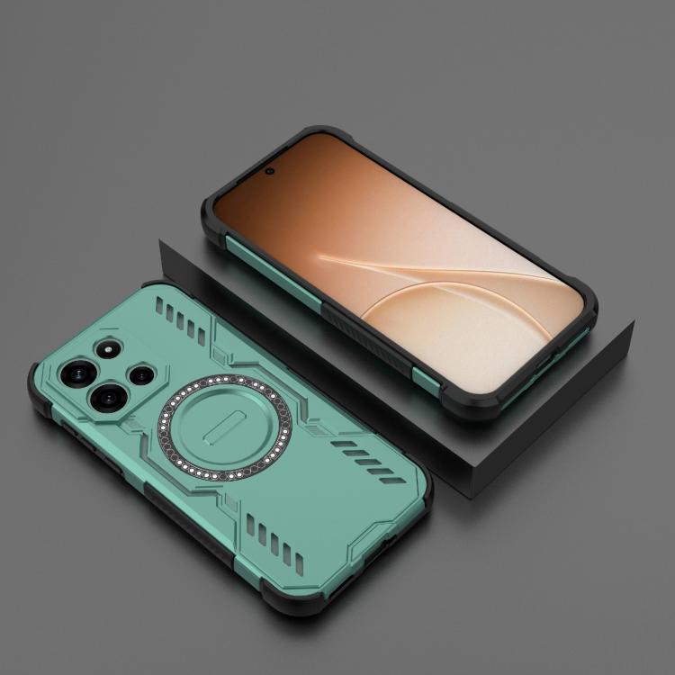 For OnePlus Turbo 6 5G Butterfly Armor MagSafe Magnetic Ring Shockproof Phone Case
