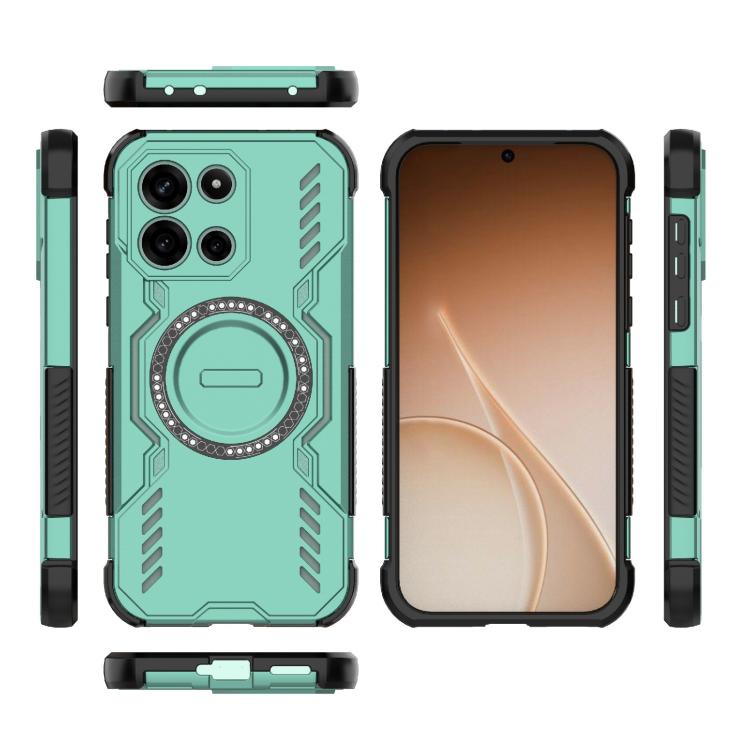 For OnePlus Turbo 6 5G Butterfly Armor MagSafe Magnetic Ring Shockproof Phone Case