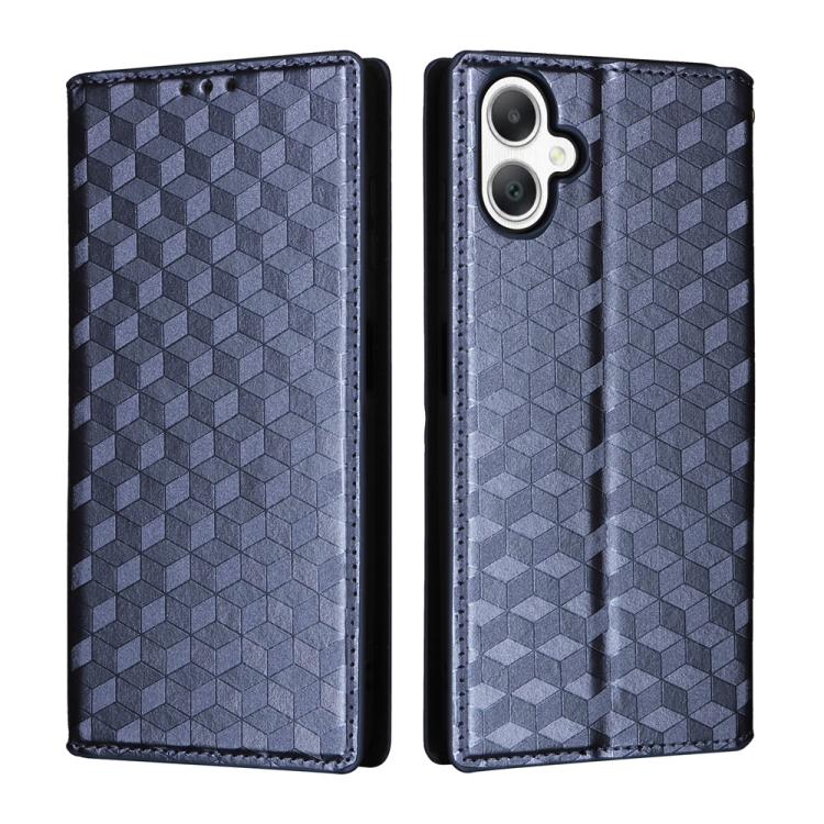 For Samsung Galaxy A07 4G / 5G Cubic Grid Texture Flip Leather Phone Case