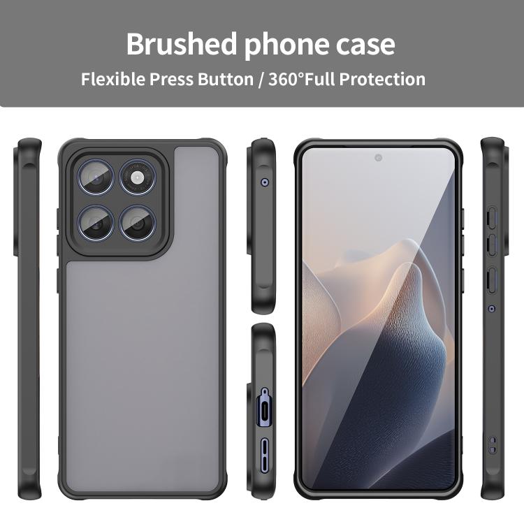 For Motorola Edge 60 Fusion Fan Dun Series TPU Hybrid PC Frosted Phone Case