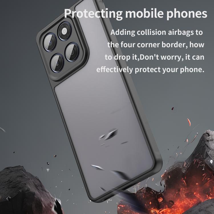 For Motorola Edge 60 Fusion Fan Dun Series TPU Hybrid PC Frosted Phone Case