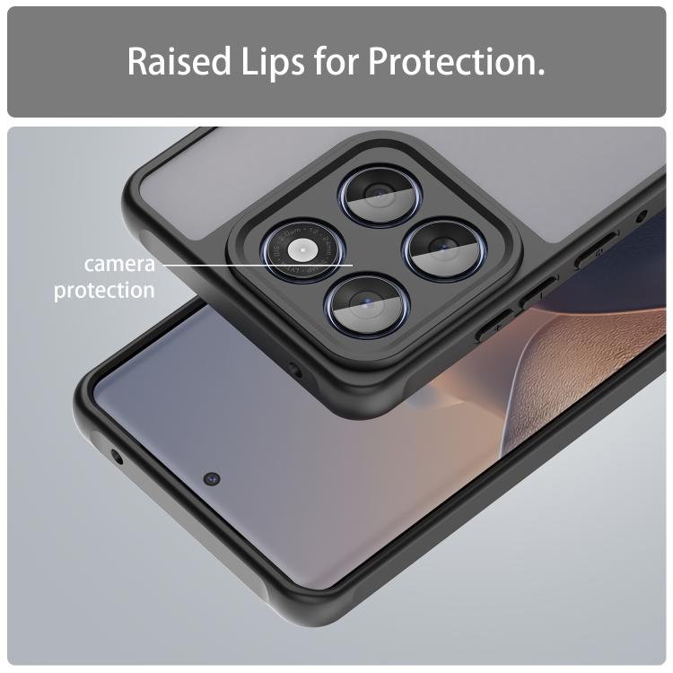 For Motorola Edge 60 Fusion Fan Dun Series TPU Hybrid PC Frosted Phone Case