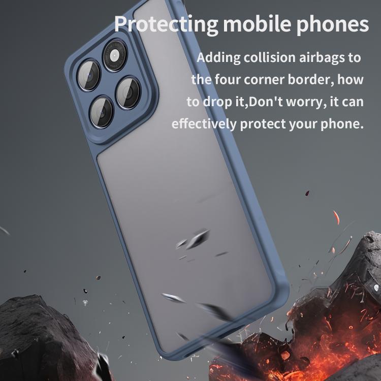 For Motorola Edge 60 Fusion Fan Dun Series TPU Hybrid PC Frosted Phone Case