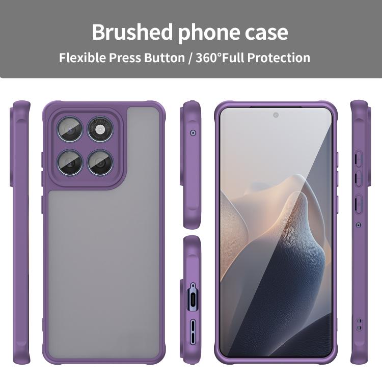 For Motorola Edge 60 Fusion Fan Dun Series TPU Hybrid PC Frosted Phone Case