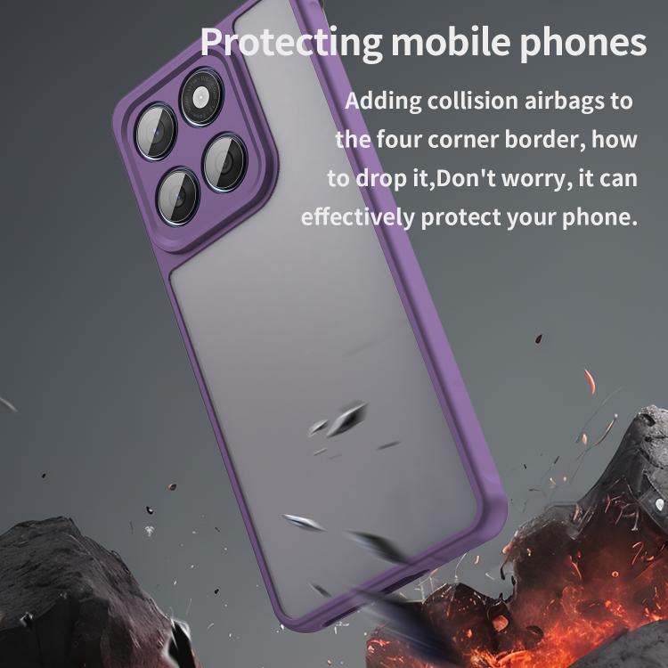 For Motorola Edge 60 Fusion Fan Dun Series TPU Hybrid PC Frosted Phone Case