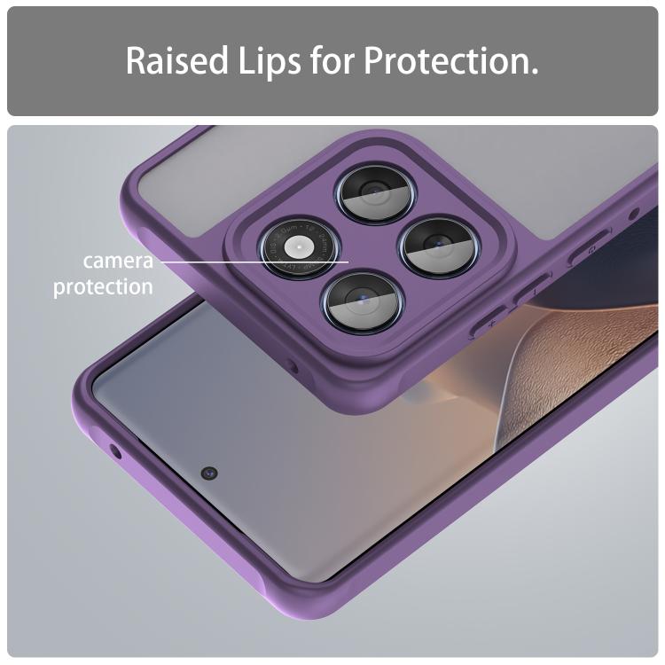 For Motorola Edge 60 Fusion Fan Dun Series TPU Hybrid PC Frosted Phone Case