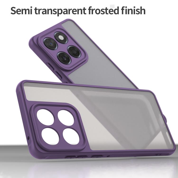 For Motorola Edge 60 Fan Dun Series TPU Hybrid PC Frosted Phone Case