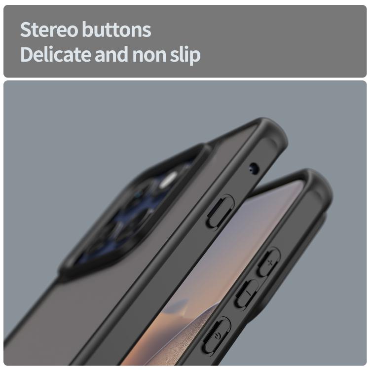 For Motorola Edge 60s Pro 5G Fan Dun Series TPU Hybrid PC Frosted Phone Case