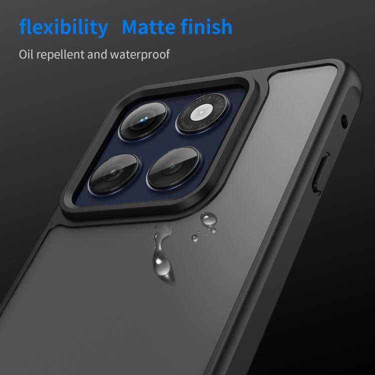 For Motorola Edge 60s Pro 5G Fan Dun Series TPU Hybrid PC Frosted Phone Case