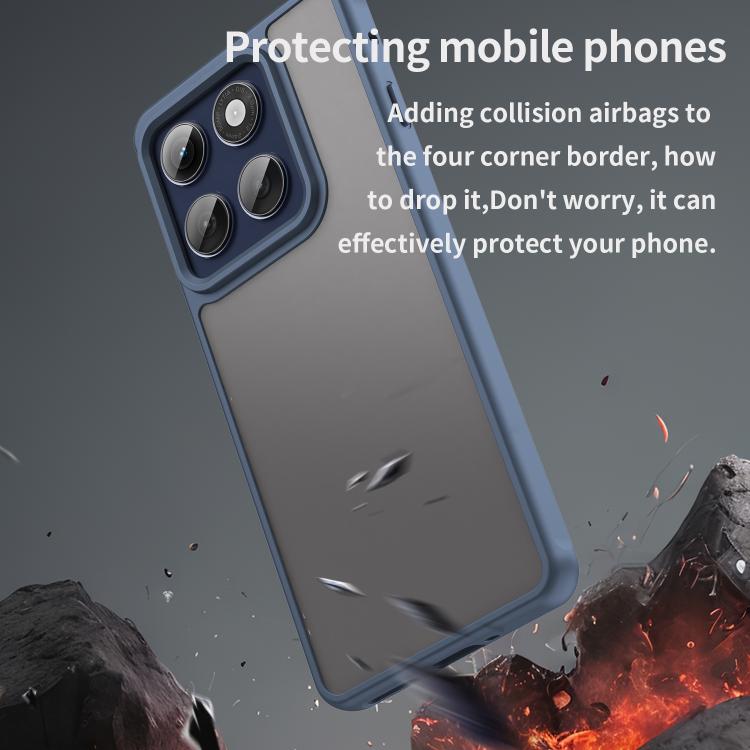 For Motorola Edge 60s Pro 5G Fan Dun Series TPU Hybrid PC Frosted Phone Case