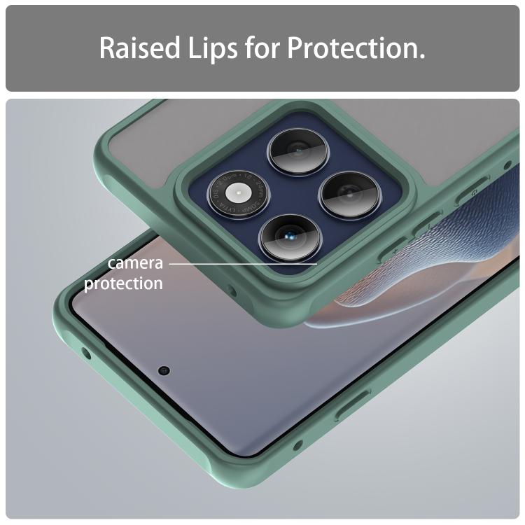 For Motorola Edge 60s Pro 5G Fan Dun Series TPU Hybrid PC Frosted Phone Case