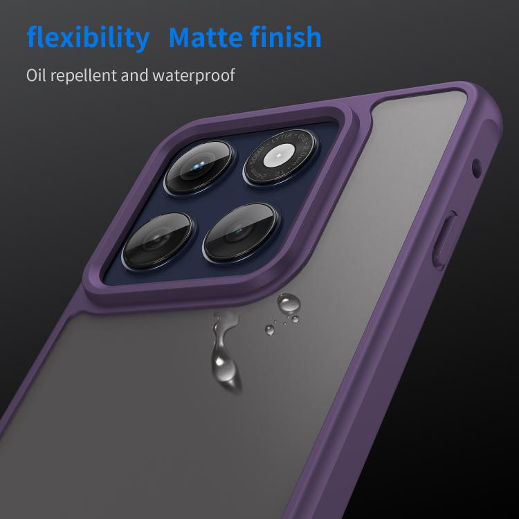 For Motorola Edge 60s Pro 5G Fan Dun Series TPU Hybrid PC Frosted Phone Case