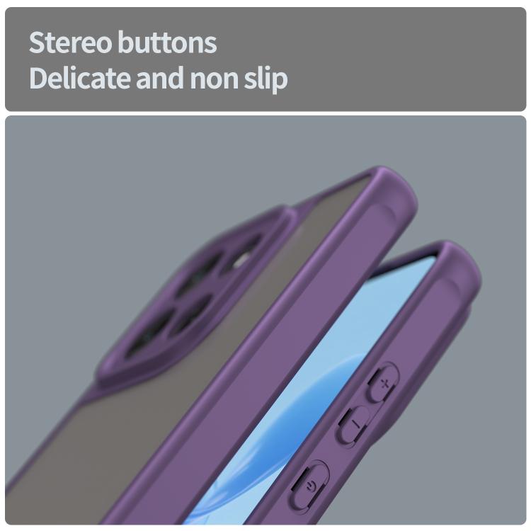 For Motorola Moto G86 5G Fan Dun Series TPU Hybrid PC Frosted Phone Case
