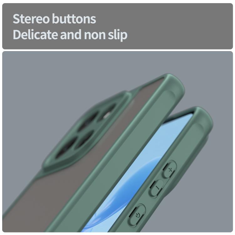 For Motorola Moto G100 Pro 5G Fan Dun Series TPU Hybrid PC Frosted Phone Case