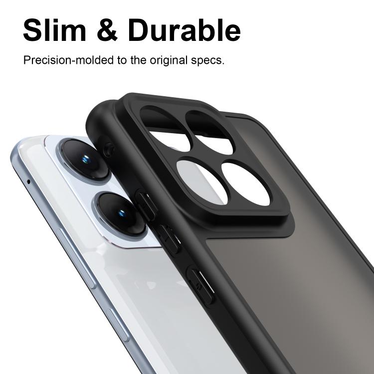 For Motorola Edge 70 Fusion+ 5G Fan Dun Series TPU Hybrid PC Frosted Phone Case