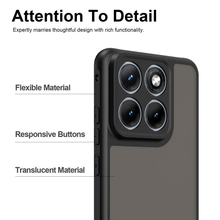For Motorola Edge 70 Fusion+ 5G Fan Dun Series TPU Hybrid PC Frosted Phone Case