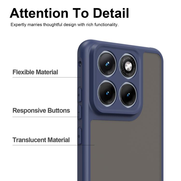 For Motorola Edge 70 Fusion+ 5G Fan Dun Series TPU Hybrid PC Frosted Phone Case