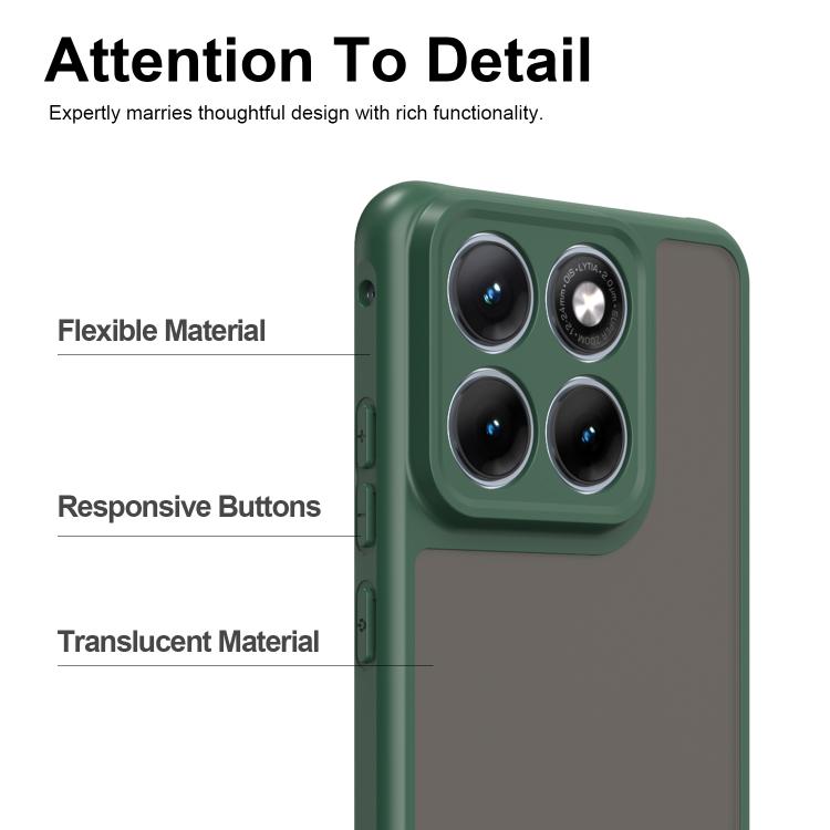 For Motorola Edge 70 Fusion+ 5G Fan Dun Series TPU Hybrid PC Frosted Phone Case
