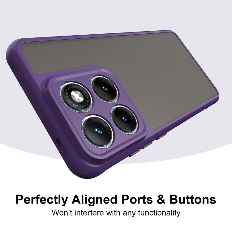 For Motorola Edge 70 Fusion+ 5G Fan Dun Series TPU Hybrid PC Frosted Phone Case