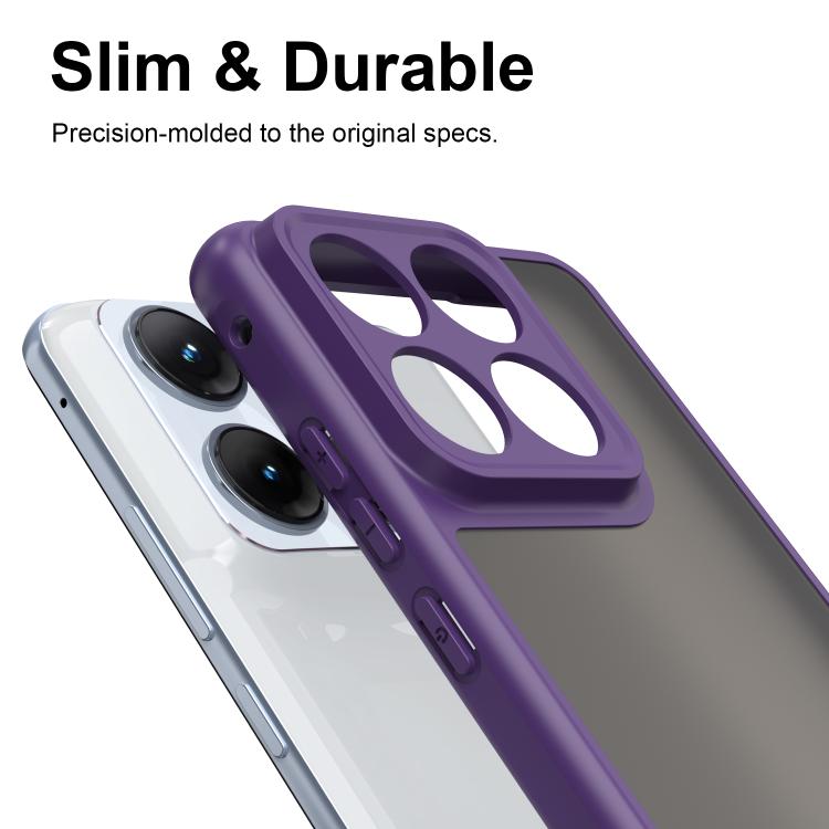 For Motorola Edge 70 Fusion+ 5G Fan Dun Series TPU Hybrid PC Frosted Phone Case