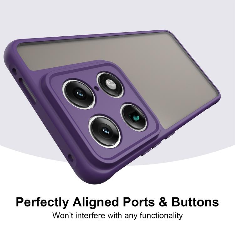 For Motorola Signature 5G Fan Dun Series TPU Hybrid PC Frosted Phone Case