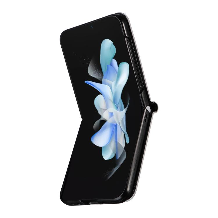 For Samsung Galaxy Z Flip6 / Flip7 FE Siamese Cubic Grid Texture Card Slot Leather Phone Case