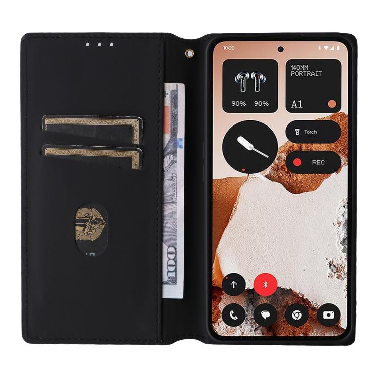 For Nothing CMF Phone 2 Pro Cubic Grid Texture Flip Leather Phone Case
