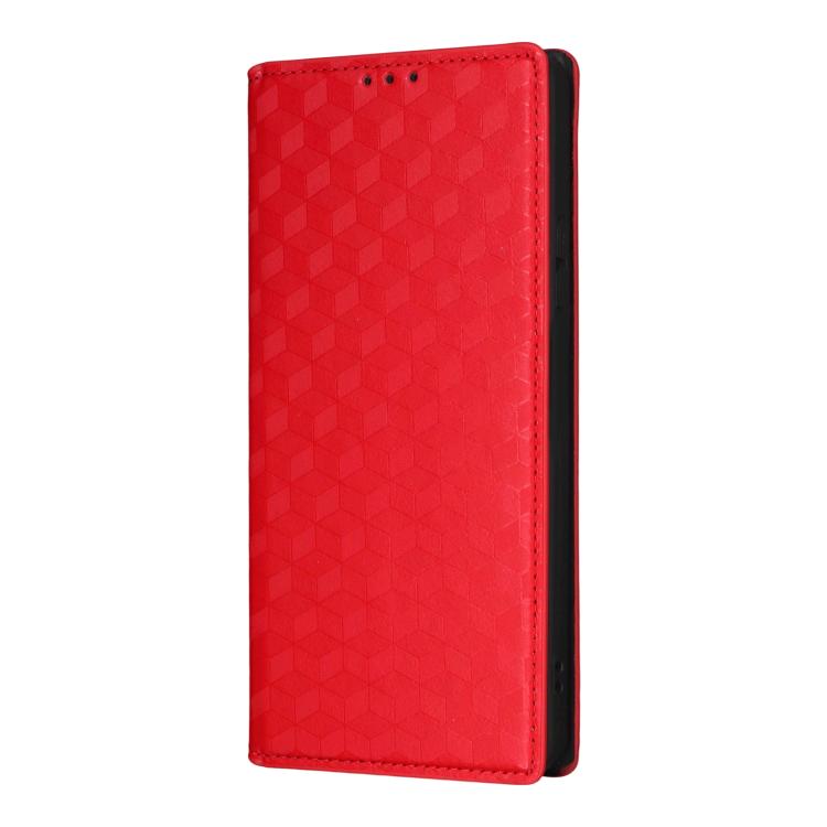 For Nothing CMF Phone 2 Pro Cubic Grid Texture Flip Leather Phone Case