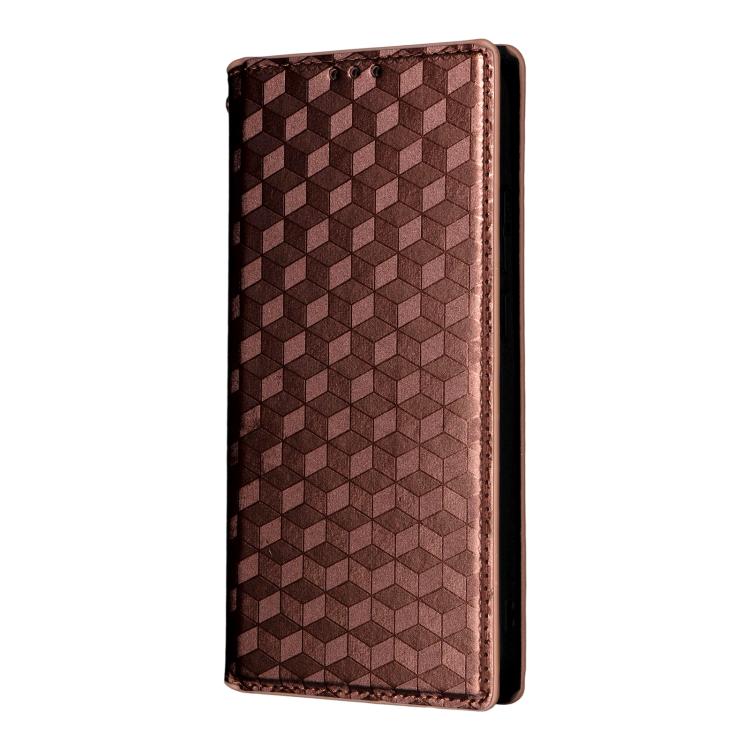 For Nothing CMF Phone 2 Pro Cubic Grid Texture Flip Leather Phone Case