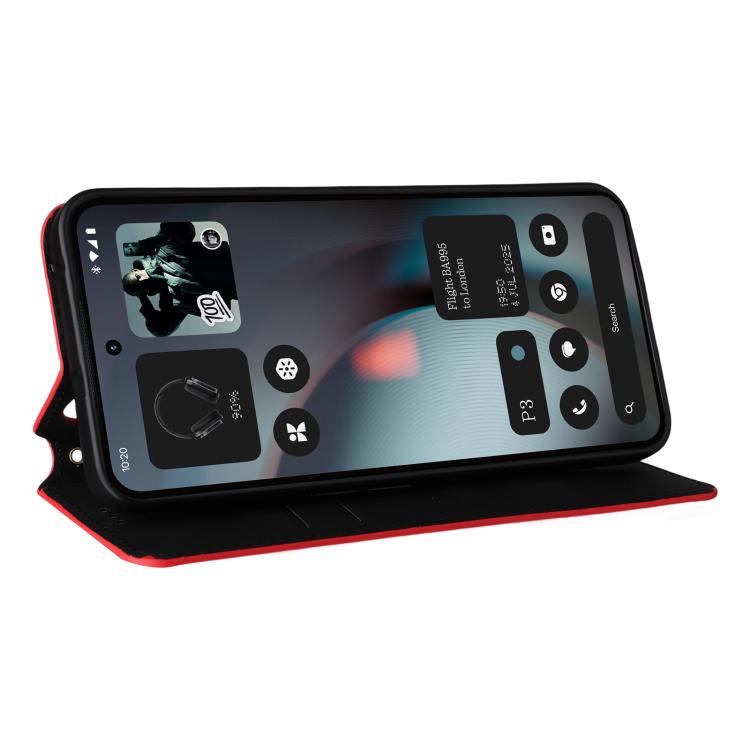 For Nothing Phone 3 Cubic Grid Texture Flip Leather Phone Case