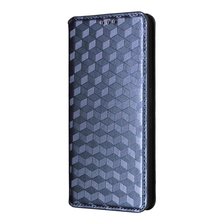 For Nothing Phone 3 Cubic Grid Texture Flip Leather Phone Case