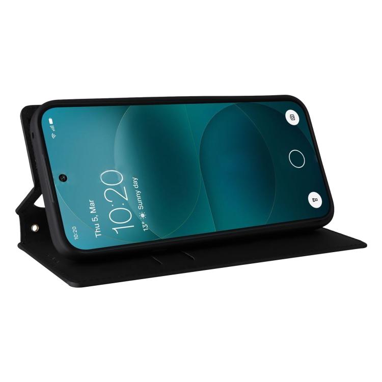 For Nothing Phone 4a Pro Cubic Grid Texture Flip Leather Phone Case