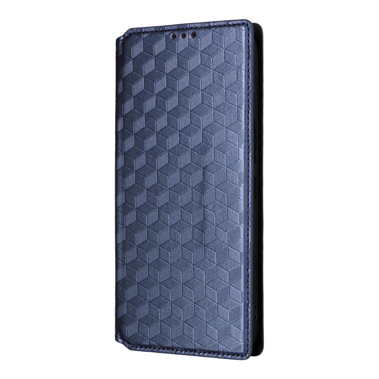 For Nothing Phone 4a Pro Cubic Grid Texture Flip Leather Phone Case