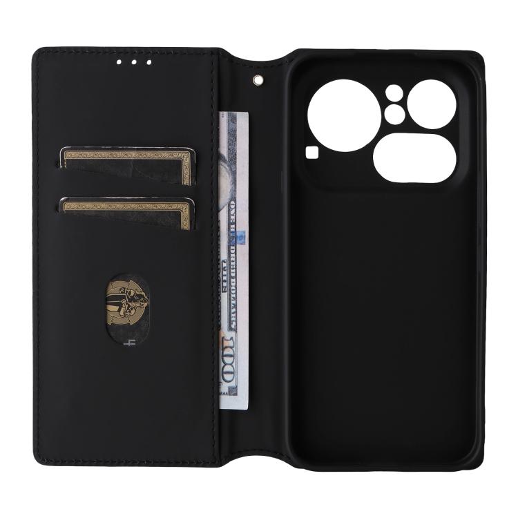For Nothing Phone 4a Pro Cubic Grid Texture Flip Leather Phone Case