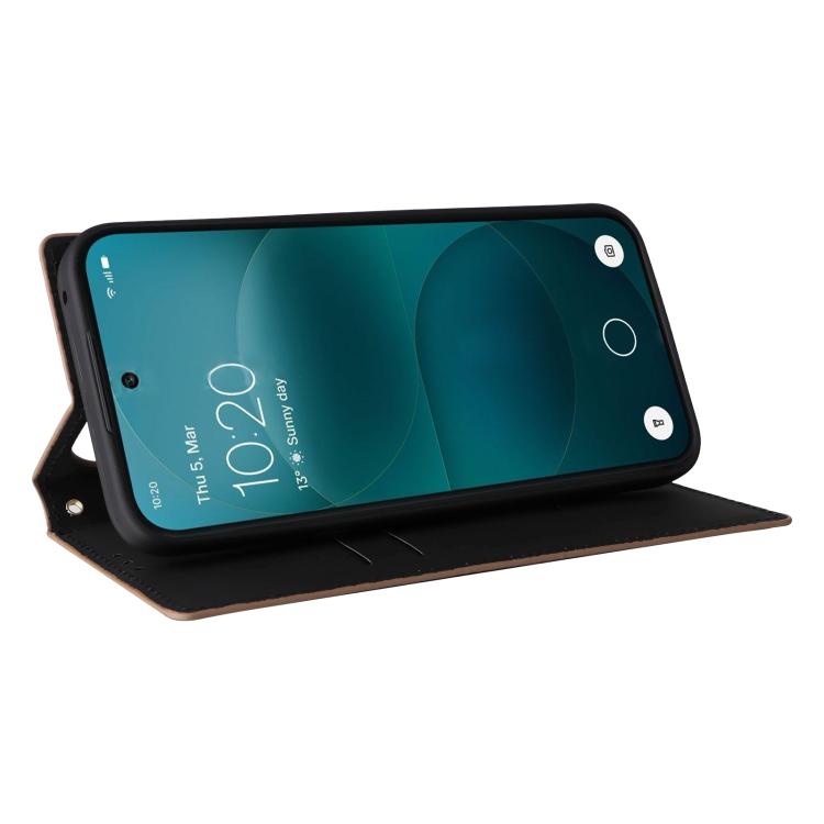 For Nothing Phone 4a Pro Cubic Grid Texture Flip Leather Phone Case