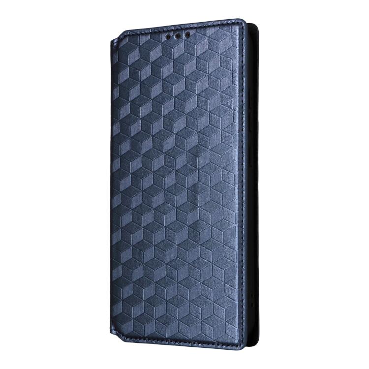For Nothing Phone 4a Cubic Grid Texture Flip Leather Phone Case