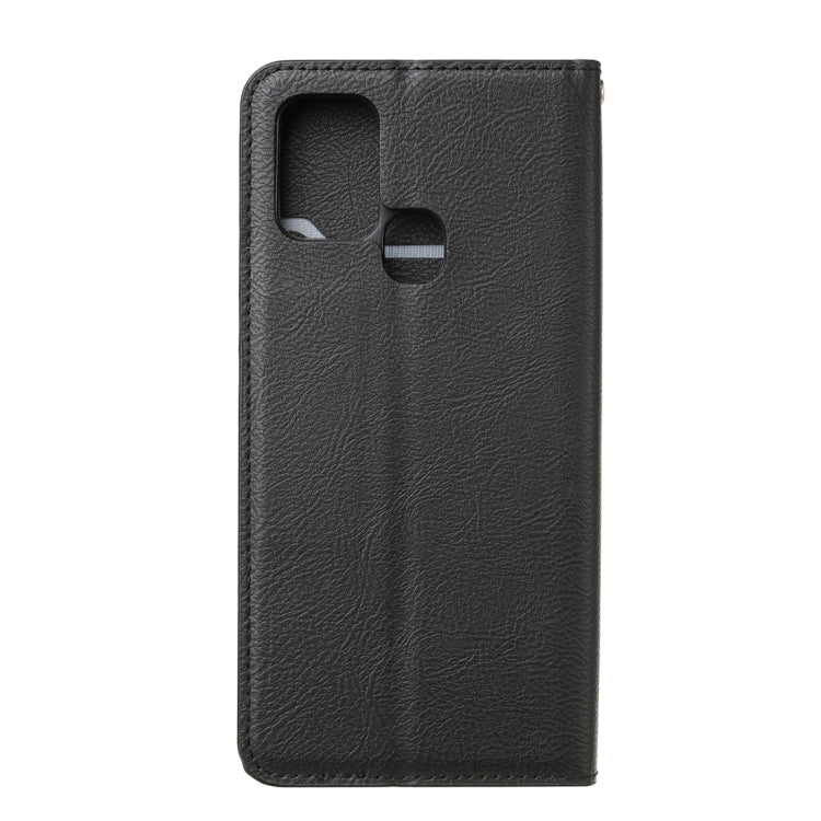 For Samsung Galaxy A21s Magnetic Horizontal Flip Leather Case with Holder & Card Slots & Wallet