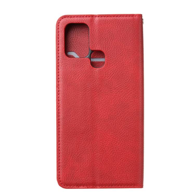 For Samsung Galaxy A21s Magnetic Horizontal Flip Leather Case with Holder & Card Slots & Wallet